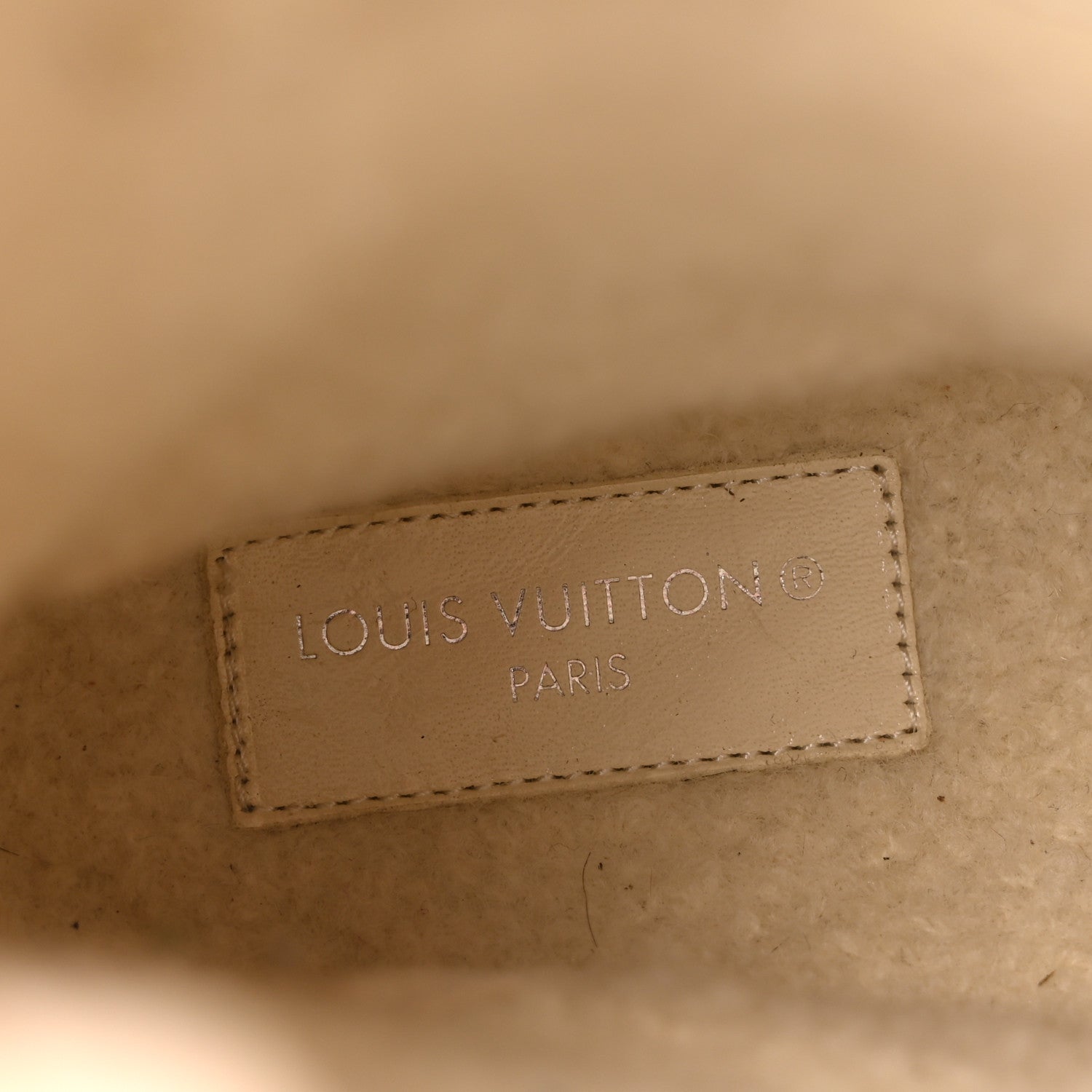 Louis Vuitton Suede Calfskin Shearling Snowdrop Flat Ankle Boot 37 Beige 9 of 10