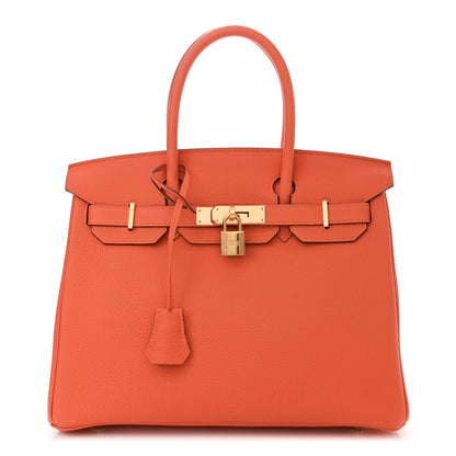 Hermes Togo Birkin 30 Feu 1 of 11