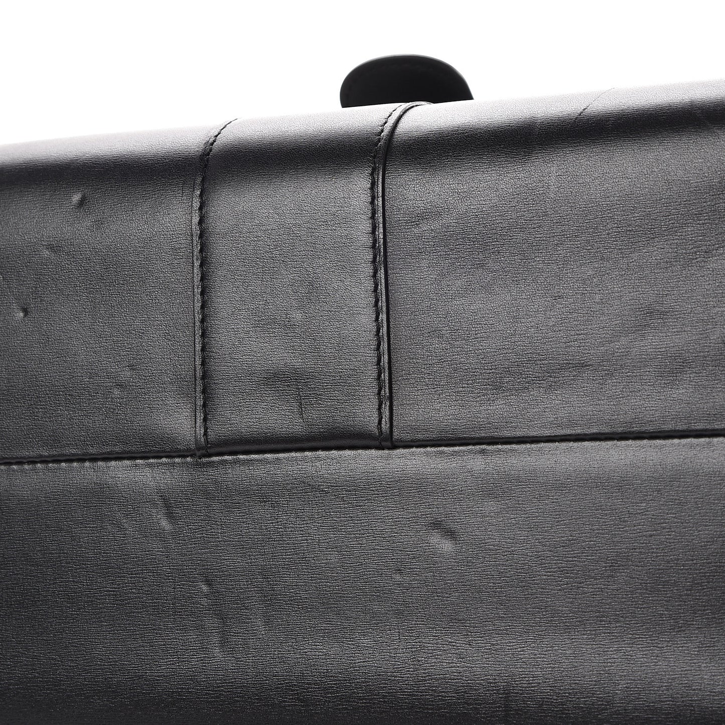 Calfskin MM L'Humour Brillant Satchel Black