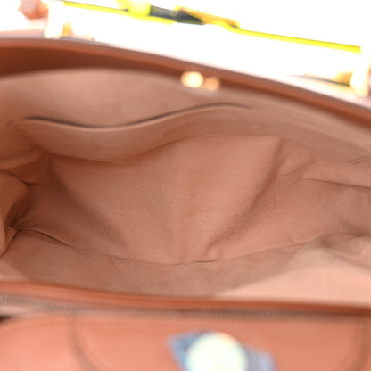 Gucci Wonka Grain Calfskin Medium Diana Tote Bag Cuir Yellow Fluo 5 of 10