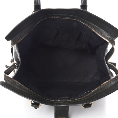 Saint Laurent Sheepskin Medium Cabas ChYc Black 5 of 14