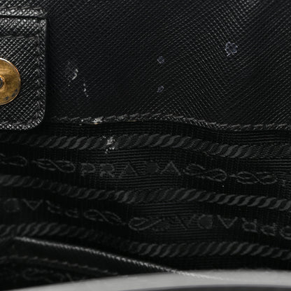 Prada Saffiano Lux Large Tote Black 18 of 21
