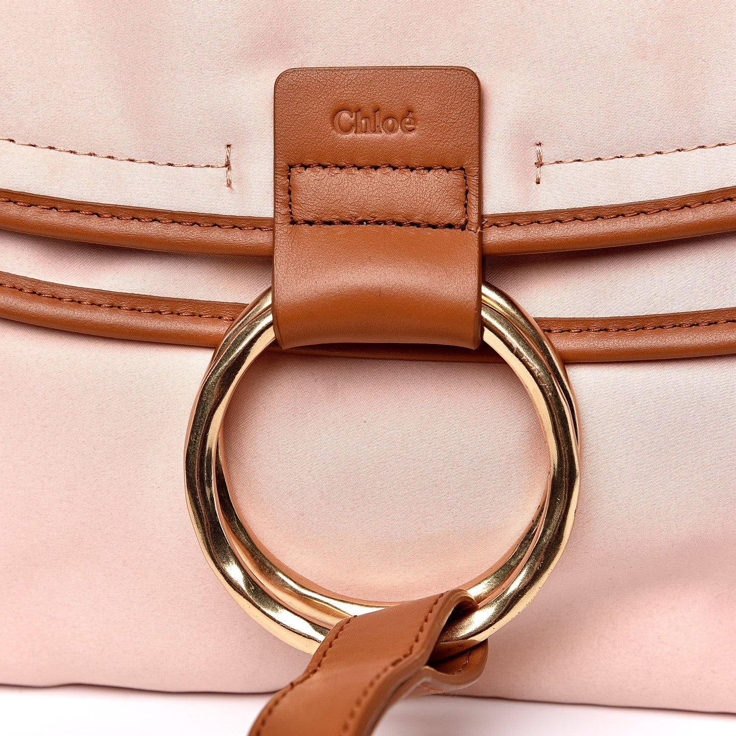 Prada CHLOE Satin Diaper Bag Pink 14 of 15