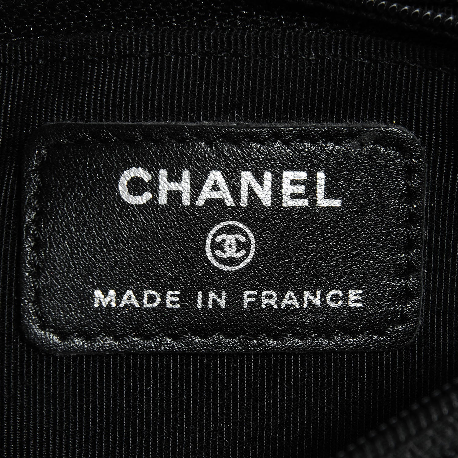 Chanel Crackled Calfskin Wallet on Chain WOC Black 7 of 8