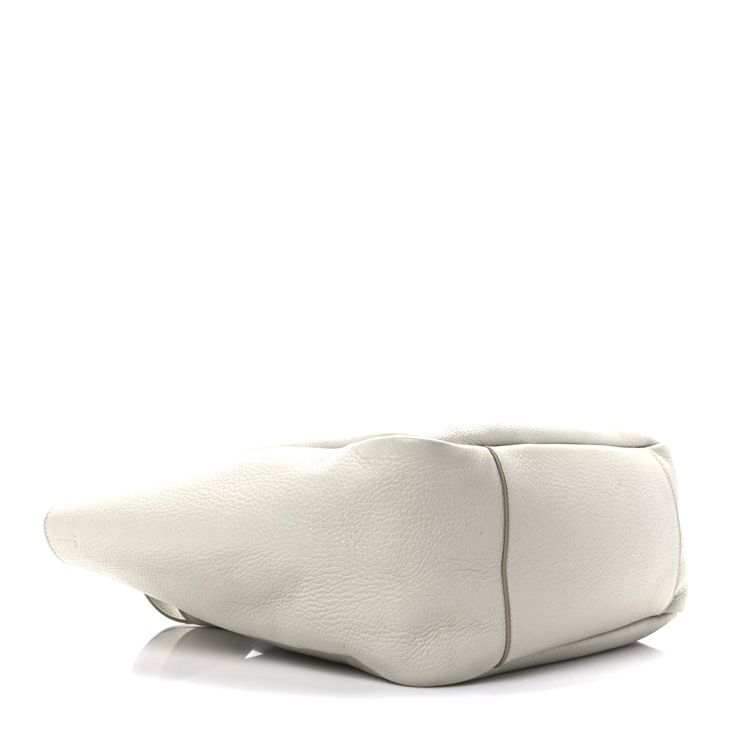 Saint Laurent Grained Deerskin Bea Tote Blanc Vintage 4 of 10