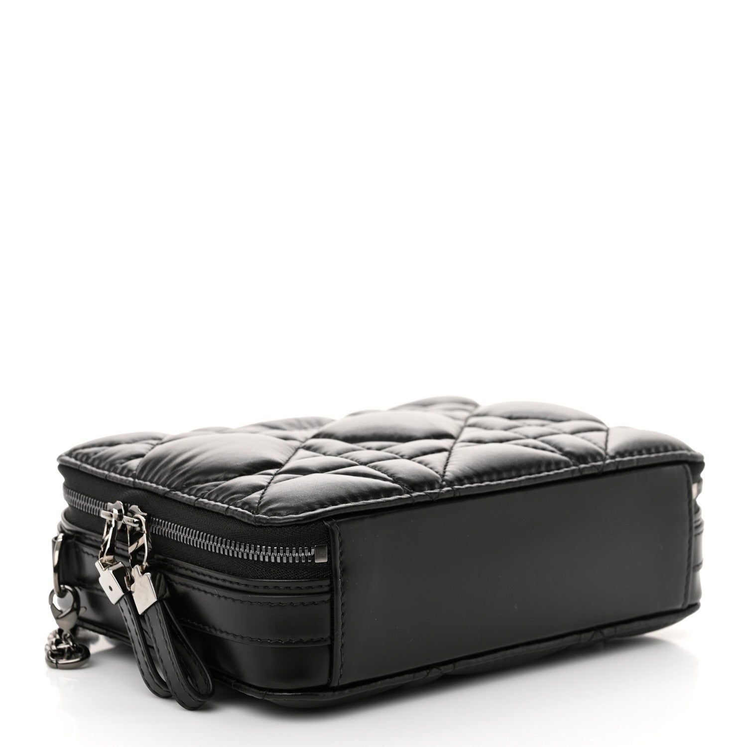 Christian Dior Calfskin Macrocannage Caro Box Bag Black 4 of 10