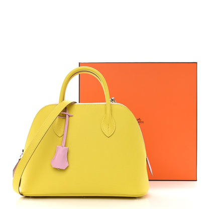 Hermes Epsom Tri-Color 1923 Bolide 25 Lime Mauve Sylvestre Nata 12 of 12