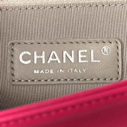 Chanel Lambskin Quilted Large Boy Flap Pink 5 of 14