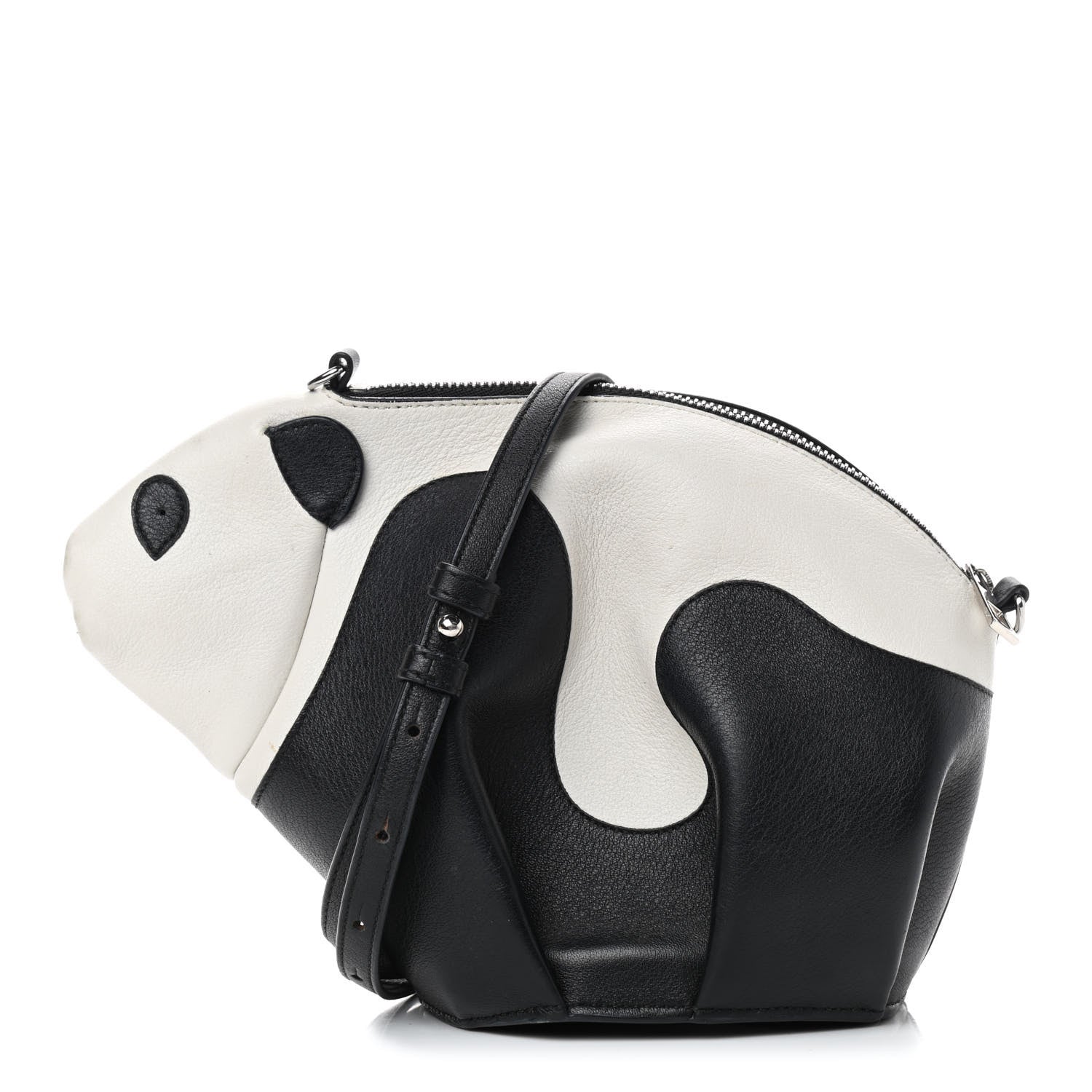 Loewe Calfskin Panda Crossbody Black White 1 of 10