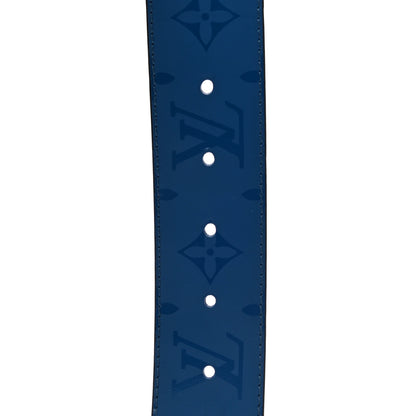 Louis Vuitton Calfskin Monogram 40mm LV Initiales Reversible Belt 95 38 Blue 7 of 11