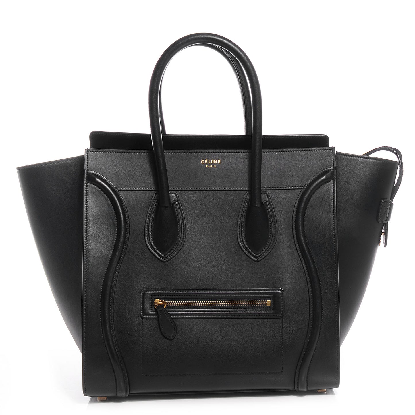 Smooth Calfskin Mini Luggage Black