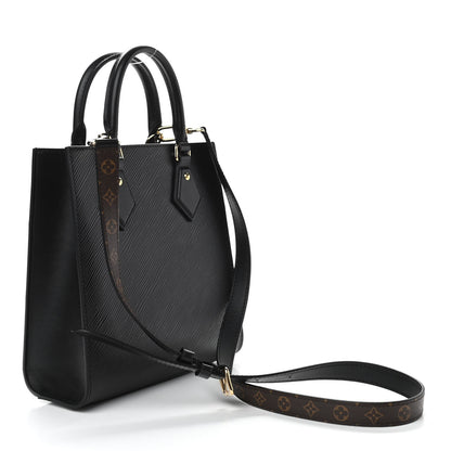 Louis Vuitton Epi Sac Plat BB Black 3 of 9
