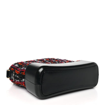 Chanel Tweed Calfskin Medium Gabrielle Hobo Black Red Blue 4 of 11