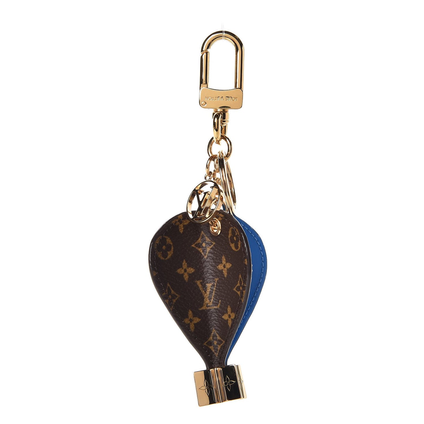 Calfskin Epi Monogram In The Air Bag Charm Key Holder Rose