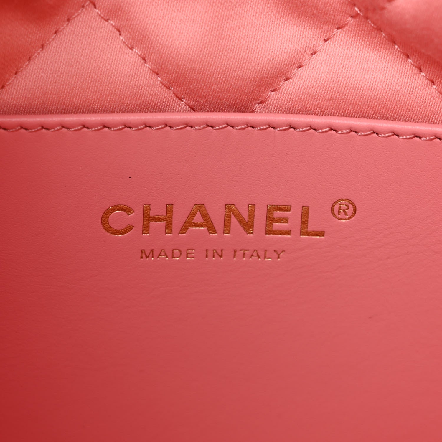 Chanel Shiny Caviar Quilted Mini Chanel 22 Coral 6 of 10
