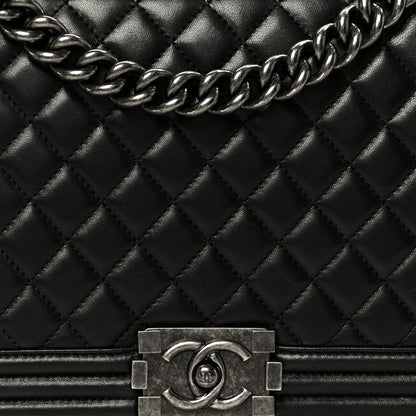 Chanel Calfskin Quilted New Medium Boy Flap Black 8 of 11