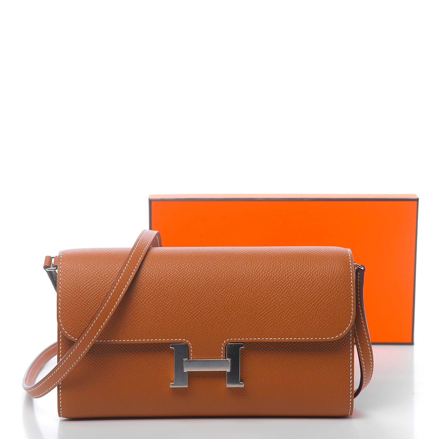 Hermes Epsom Constance Long Wallet To Go Gold 11 of 11