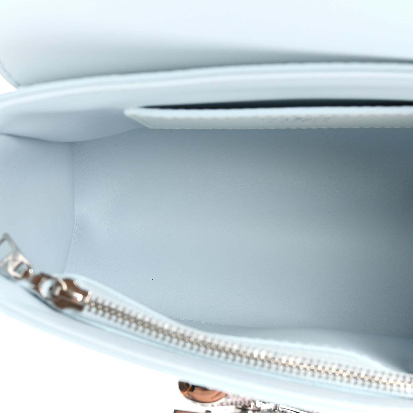 Epi Chain Shoulder Bag Icy Blue
