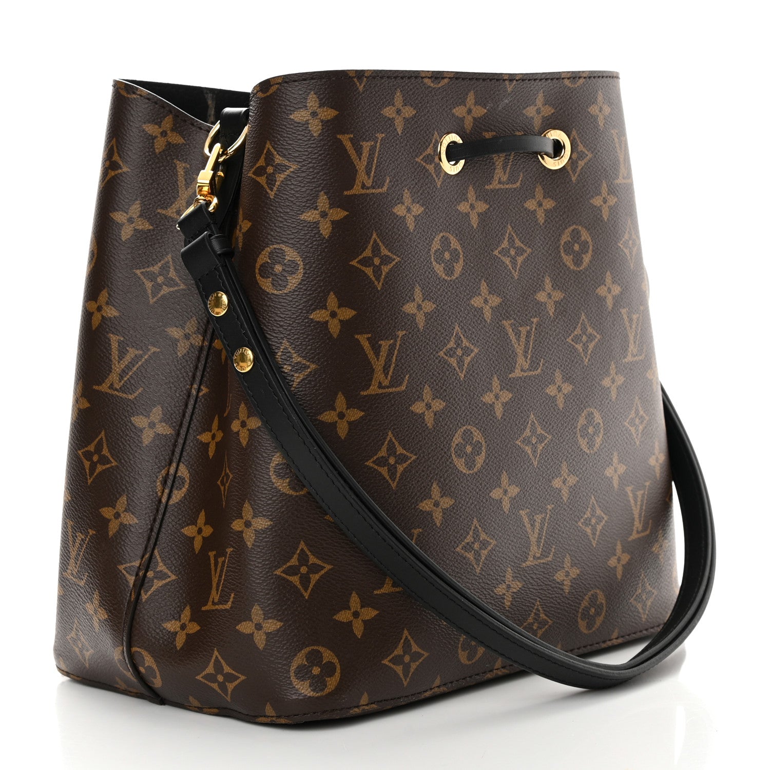 Louis Vuitton Monogram Neonoe MM Black 3 of 15