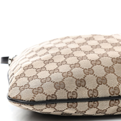 Gucci Monogram Medium New Britt Hobo Dark Brown 6 of 9