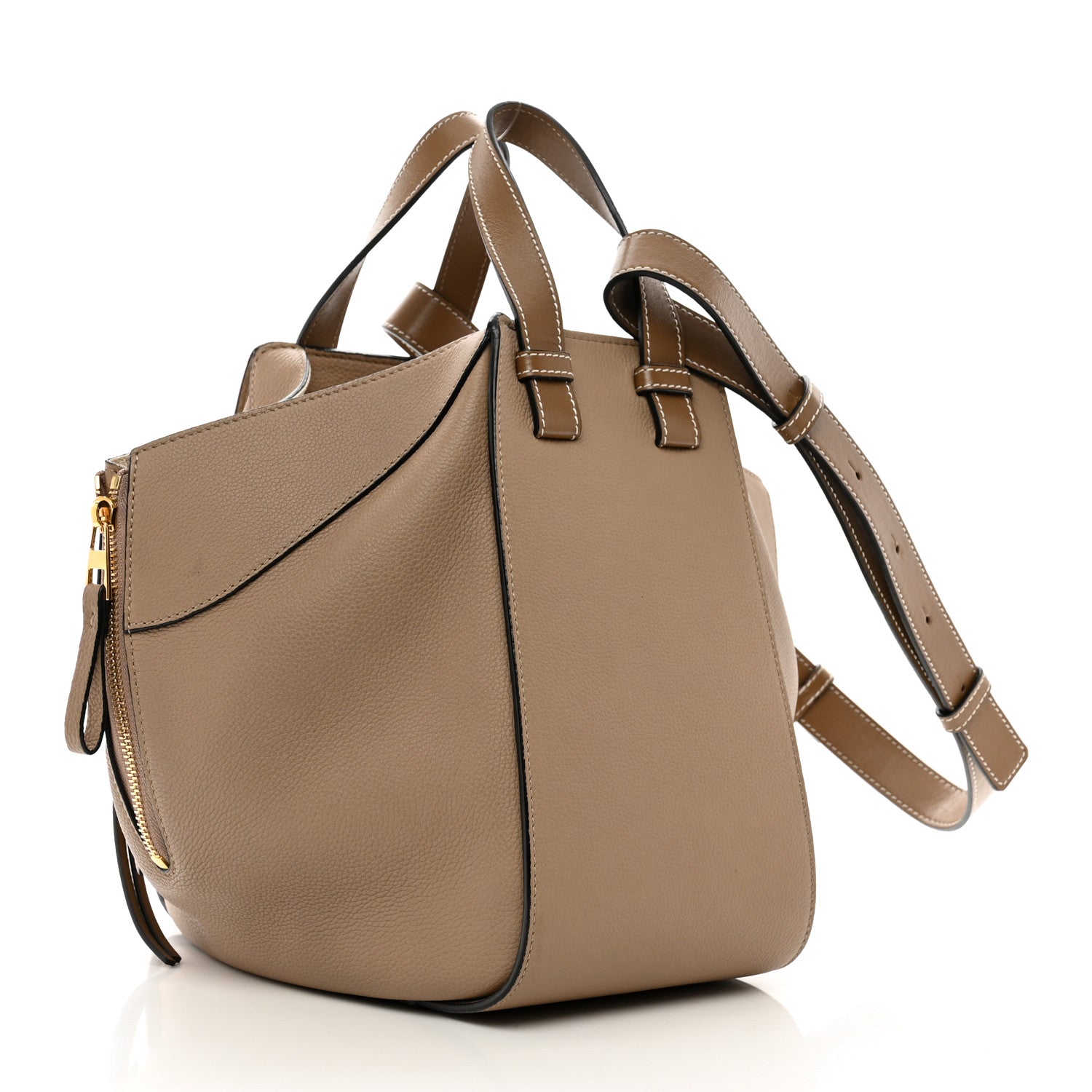 Loewe Calfskin Small Hammock Shoulder Bag Sand Mink 3 of 10