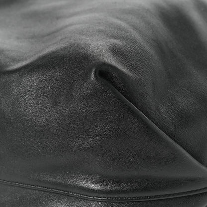 Saint Laurent Lambskin Teddy Drawstring Bag Black 8 of 8