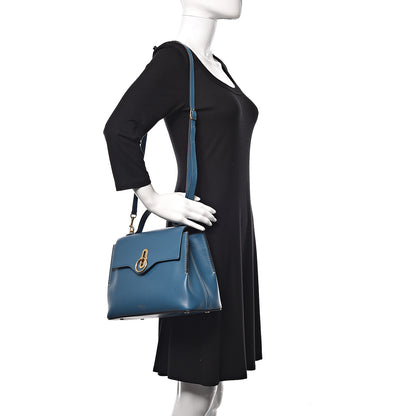 Mulberry Silky Calfskin Small Seaton Nightfall 2 of 13