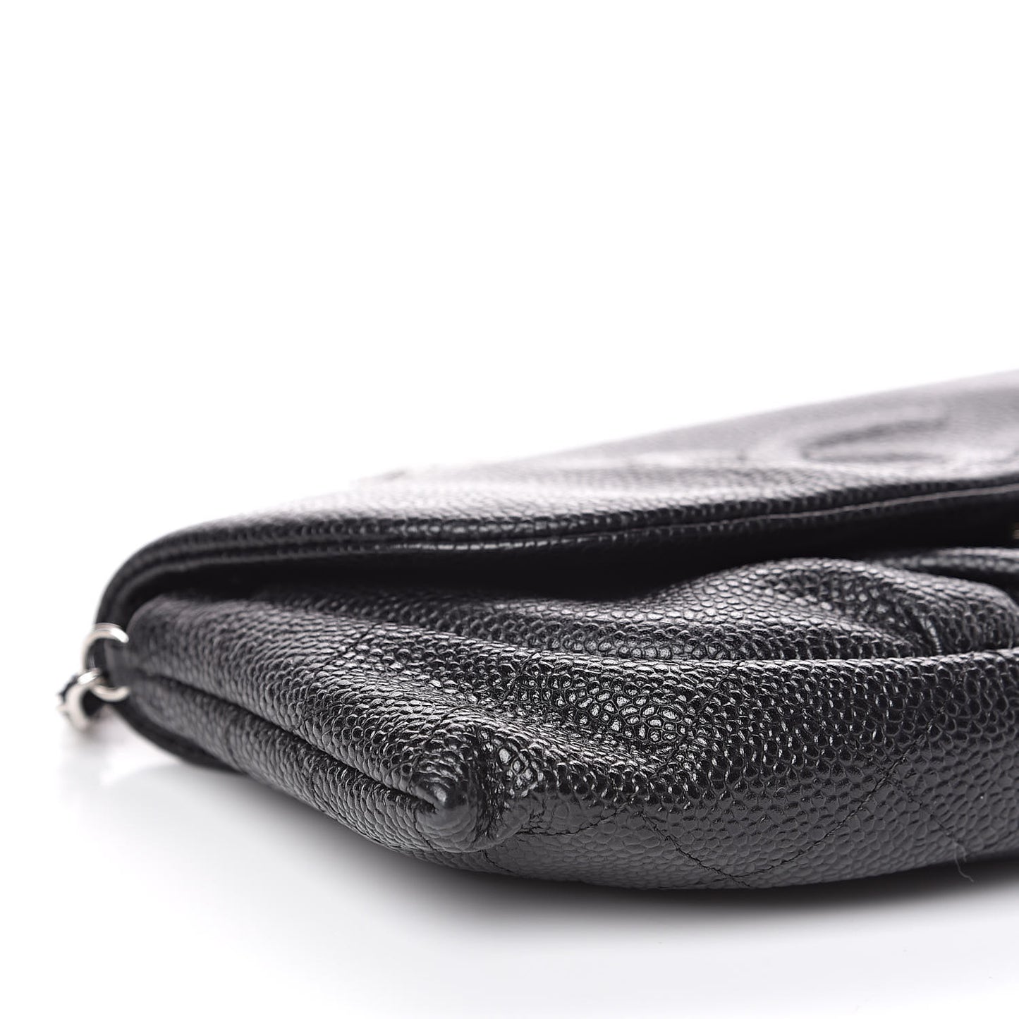 Caviar Half Moon Wallet On Chain WOC Black