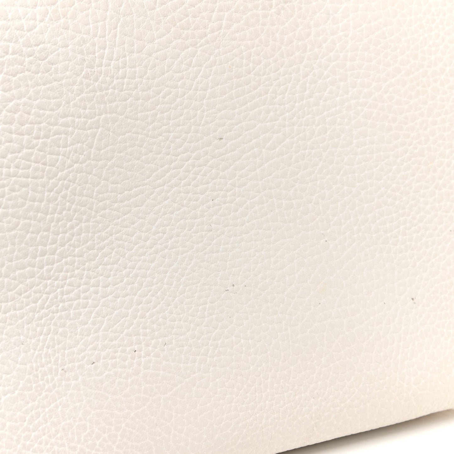 Bullhide Calfskin Medium Ring Bag White