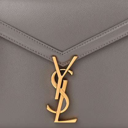 Saint Laurent SAINT LAURENT Grain de Poudre Mini Classic Monogram Cassandra Top Handle Pebble 7 of 9