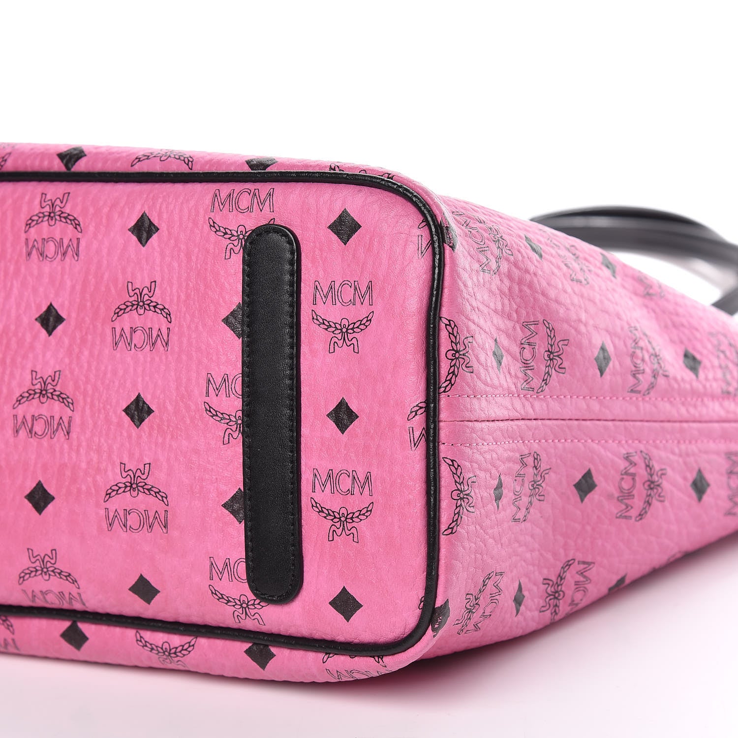 MCM Visetos Medium Reversible Liz Shopper Tote Pink 14 of 20