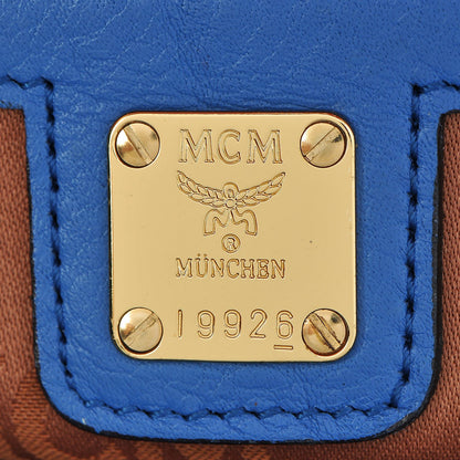 MCM Visetos Satchel Cognac Multicolor 8 of 25