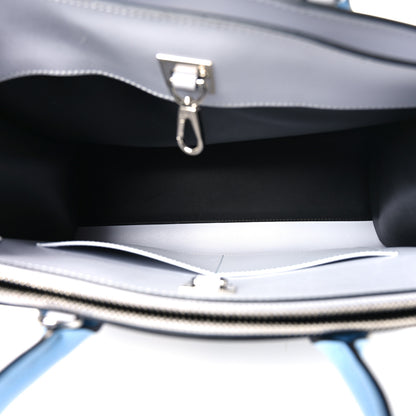 Louis Vuitton Taurillon City Steamer MM Black Blue 5 of 9