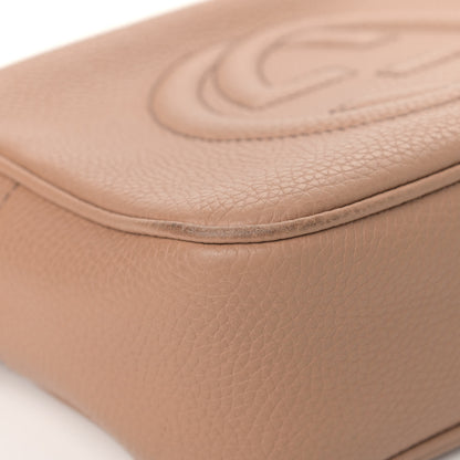Gucci Pebbled Calfskin Small Soho Disco Bag Camelia 8 of 17