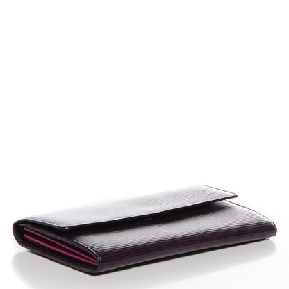 Louis Vuitton Epi Sarah Wallet Cassis Grenade 4 of 7