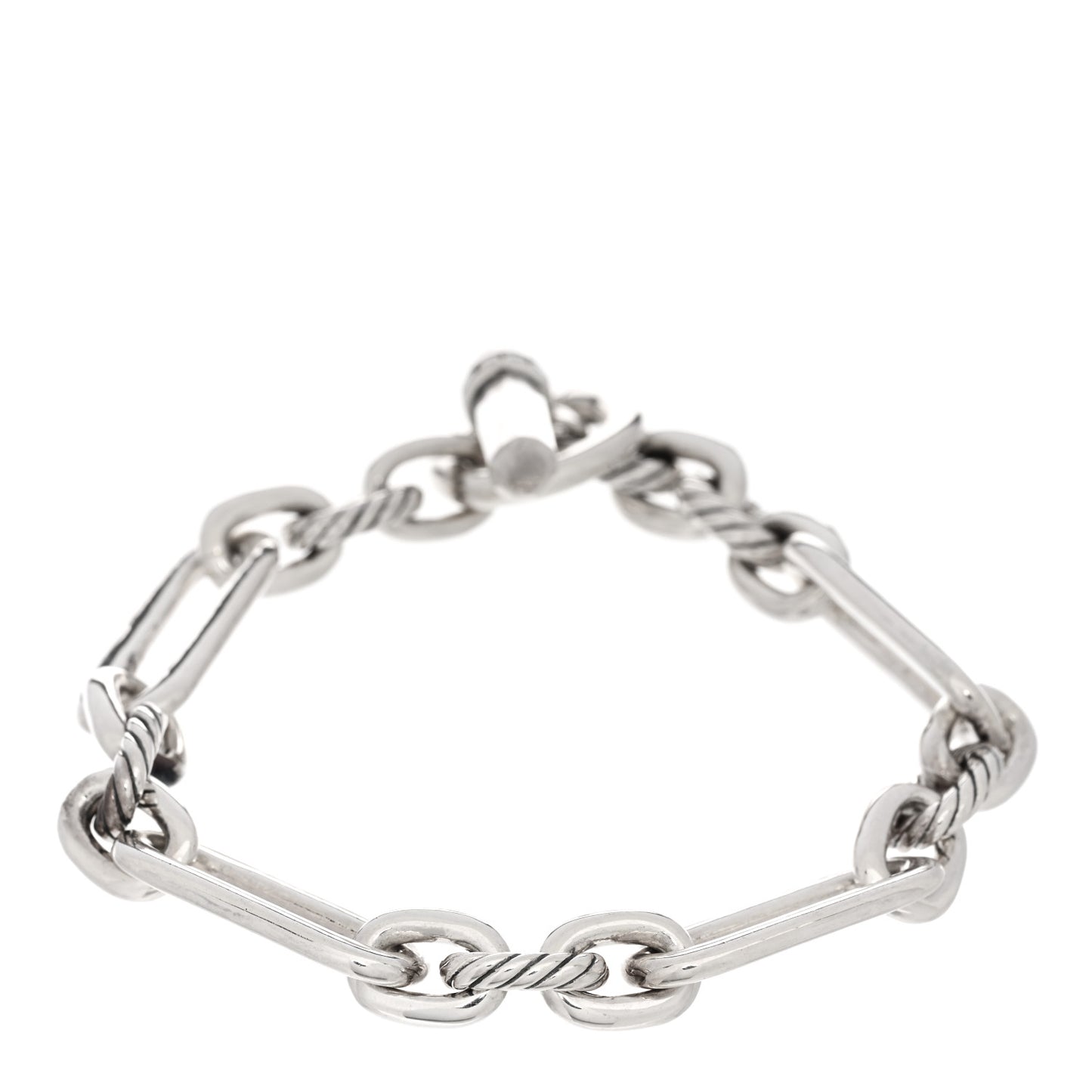 Sterling Silver Diamond Lexington Chain Bracelet