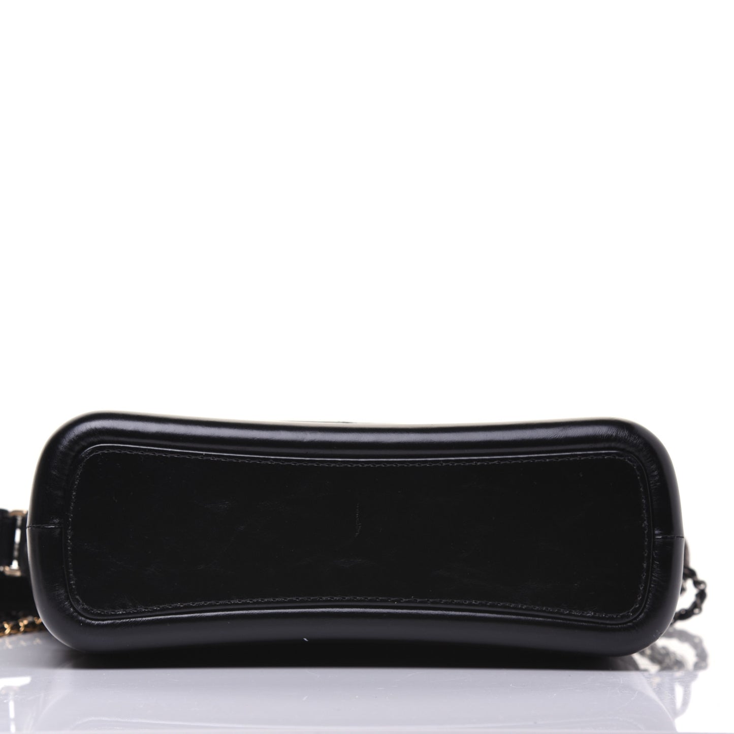 Aged Calfskin Quilted Medium Gabrielle Hobo Black
