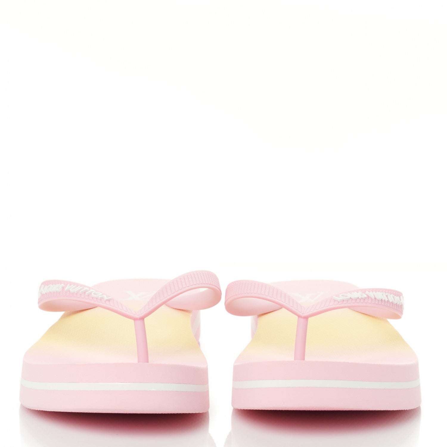 Louis Vuitton Rubber Arcade Flat Thong Sandals 39 Rose 2 of 8
