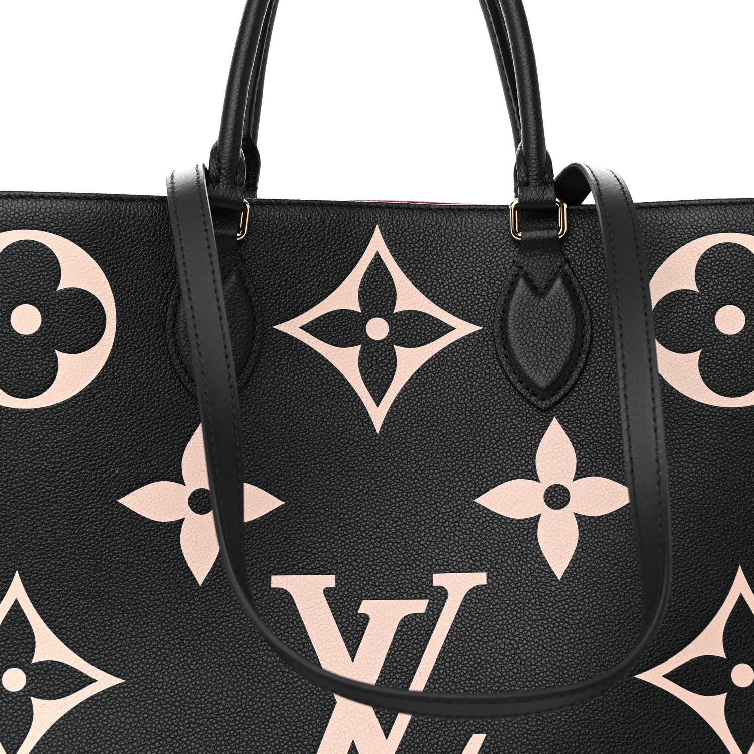 Louis Vuitton Empreinte Monogram Giant Onthego GM Black Beige 7 of 9