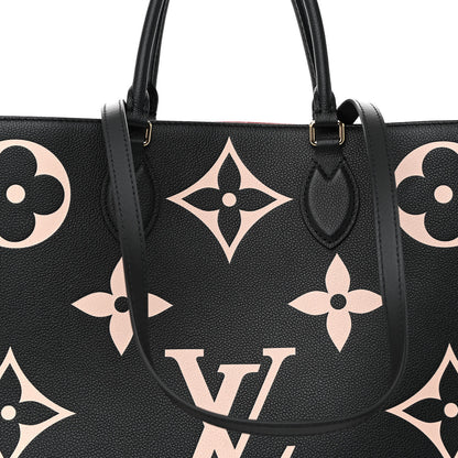 Louis Vuitton Empreinte Monogram Giant Onthego GM Black Beige 7 of 9
