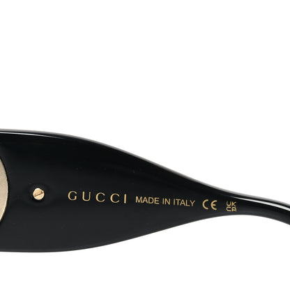 Gucci Acetate Square Frame Chain Sunglasses GG1022S Black 5 of 8
