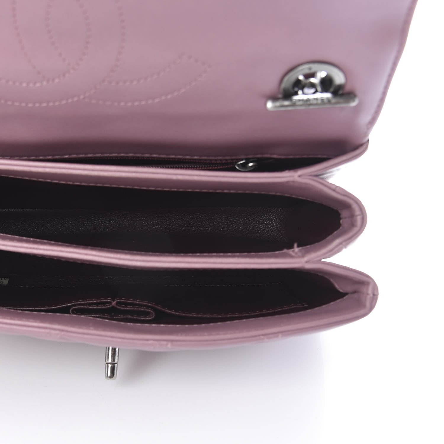 Chanel Lambskin Quilted Small Trendy CC Flap Dual Handle Bag Light Purple 5 of 17