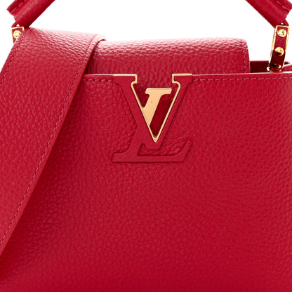Louis Vuitton Taurillon Mini Capucines Scarlet 7 of 10