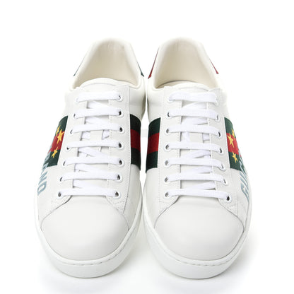 Gucci Calfskin Web Mens Gucci Band Ace Sneakers 5.5 White 5 of 11
