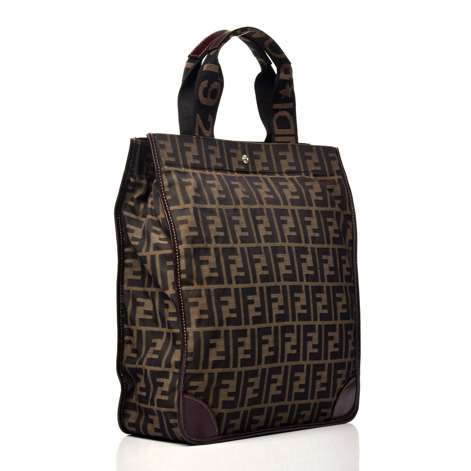 Fendi Zucca Shopping Tote Tobacco 3 of 9