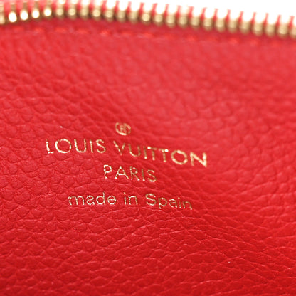 Louis Vuitton Empreinte Felicie Chain Wallet Zippered Insert Scarlet 6 of 7