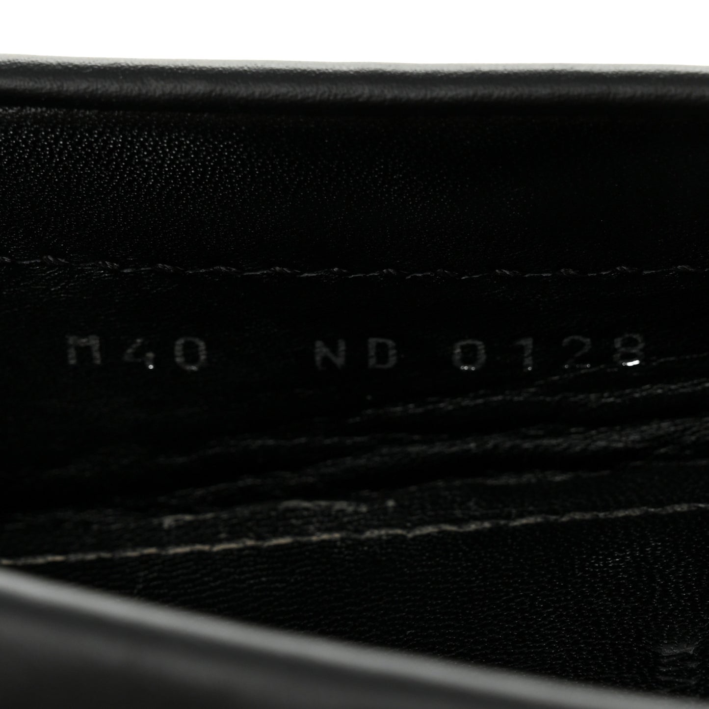 Empreinte Monogram Gloria Flat Loafers 40 Black