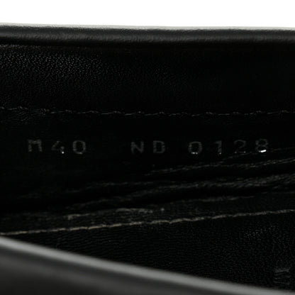 Louis Vuitton Empreinte Monogram Gloria Flat Loafers 40 Black 9 of 10