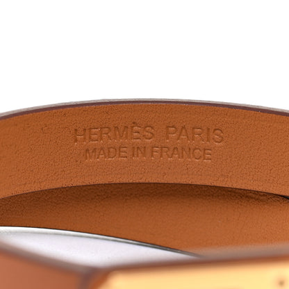 Hermes Swift Kelly Double Tour Bracelet T2 Gold 4 of 7