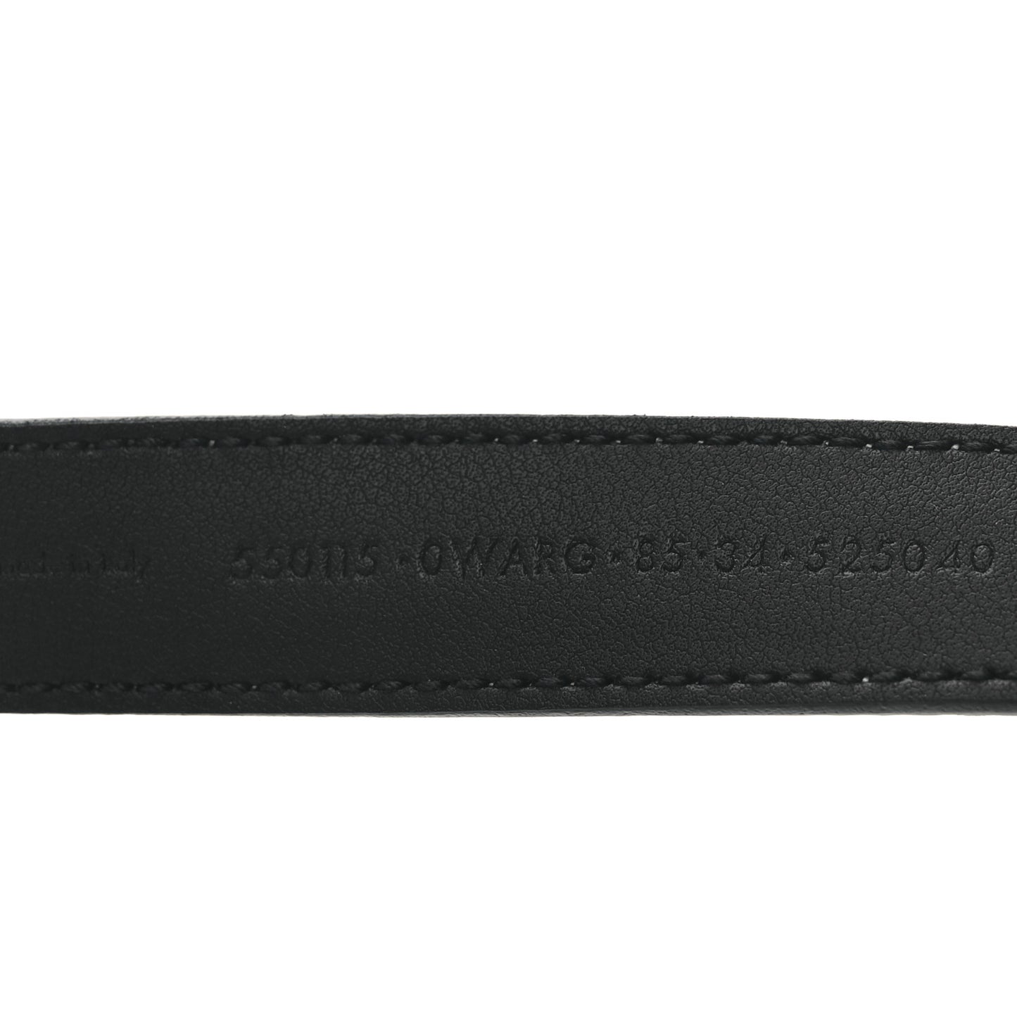 Calfskin 20mm Torchon Double G Sylvie Belt 85 34 Off White Blue Red